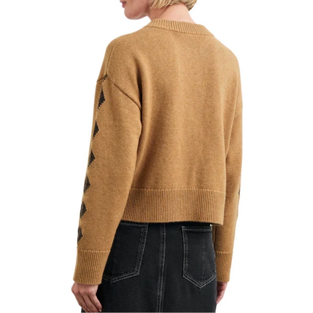 NEW RAILS Mavie Horse Cardigan Camel Cotton/Wool Blend size XL - Picture 4 of 16